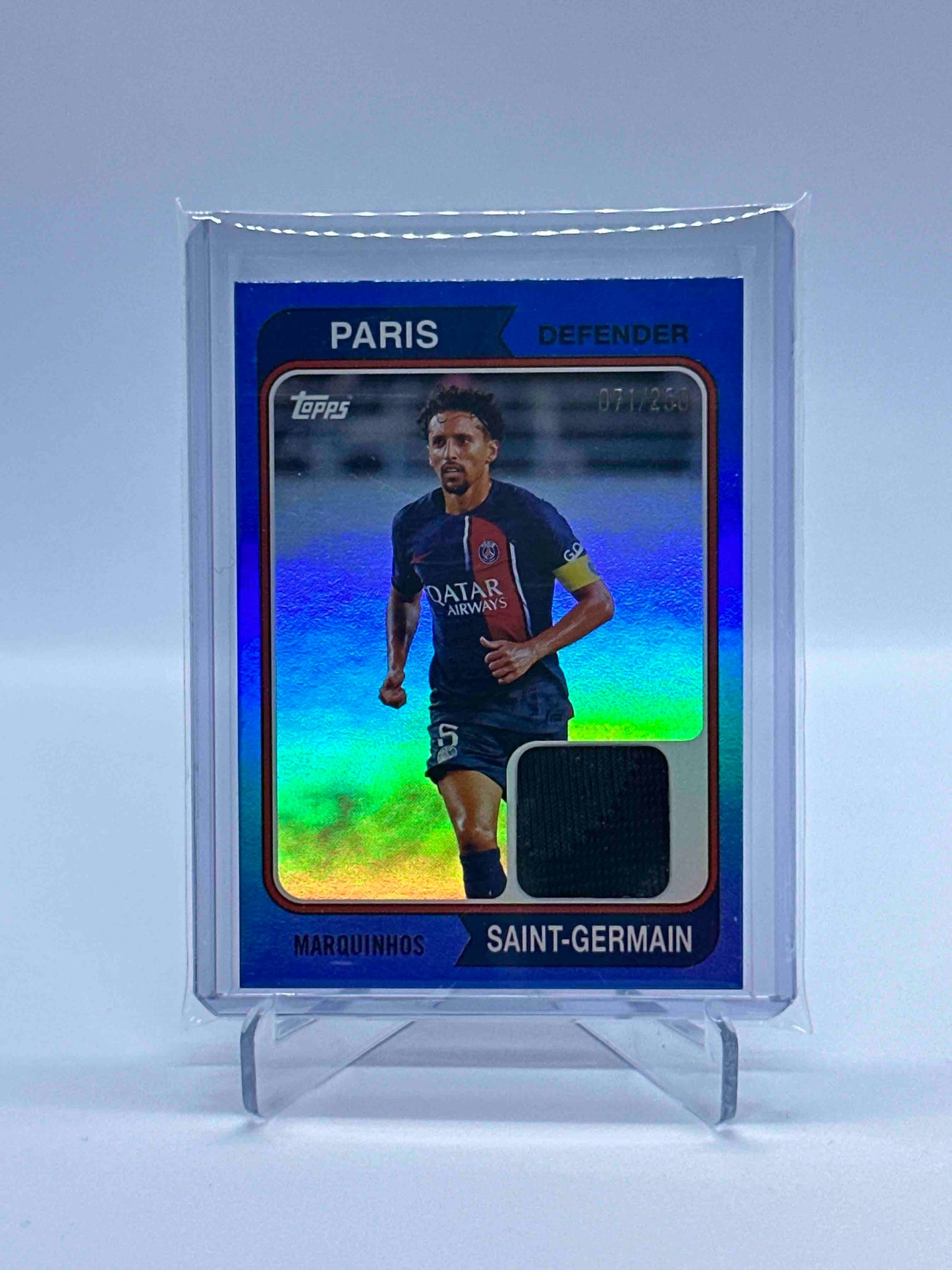 Marquinhos /250 Relic Topps PSG Team Set 2023/2024