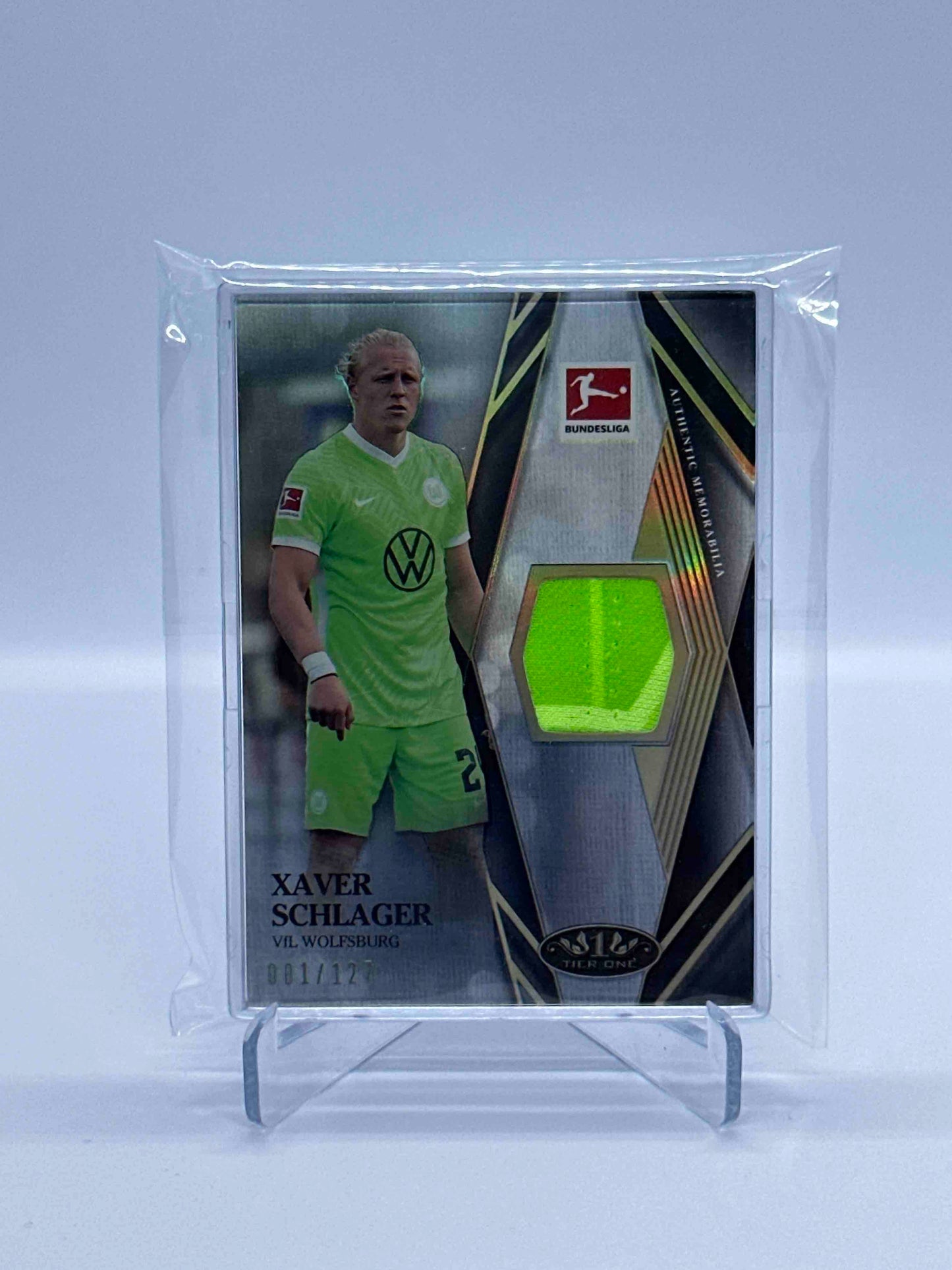 Xaver Schlager /127 Topps Tier One Bundesliga