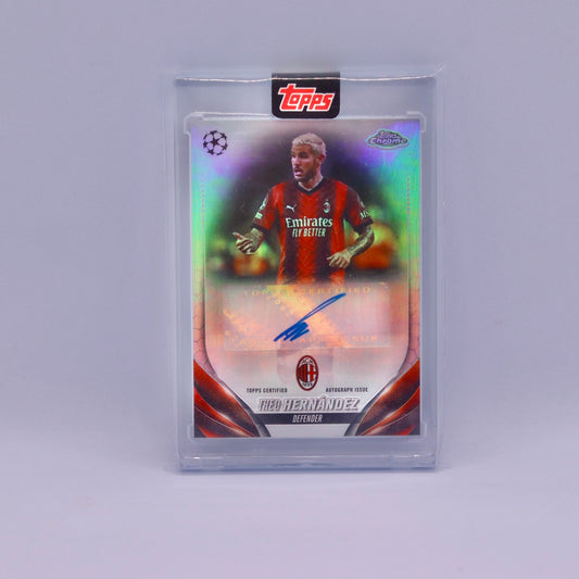 Theo Hernandez Topps Chrome UEFA Champions League 2023/2024 Auto