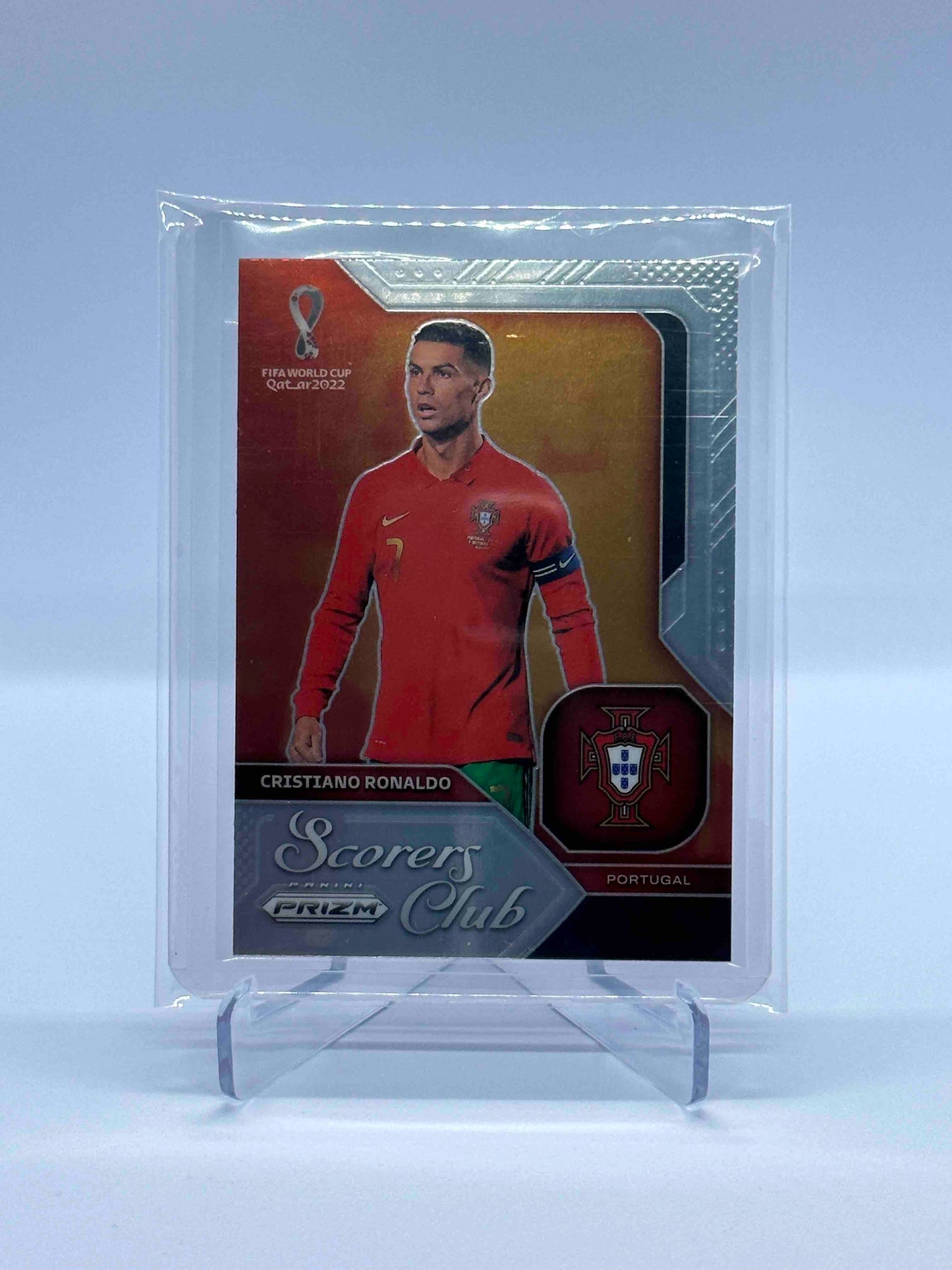 Cristiano Ronaldo Panini Prizm Scorers Club Qatar World Cup 2022