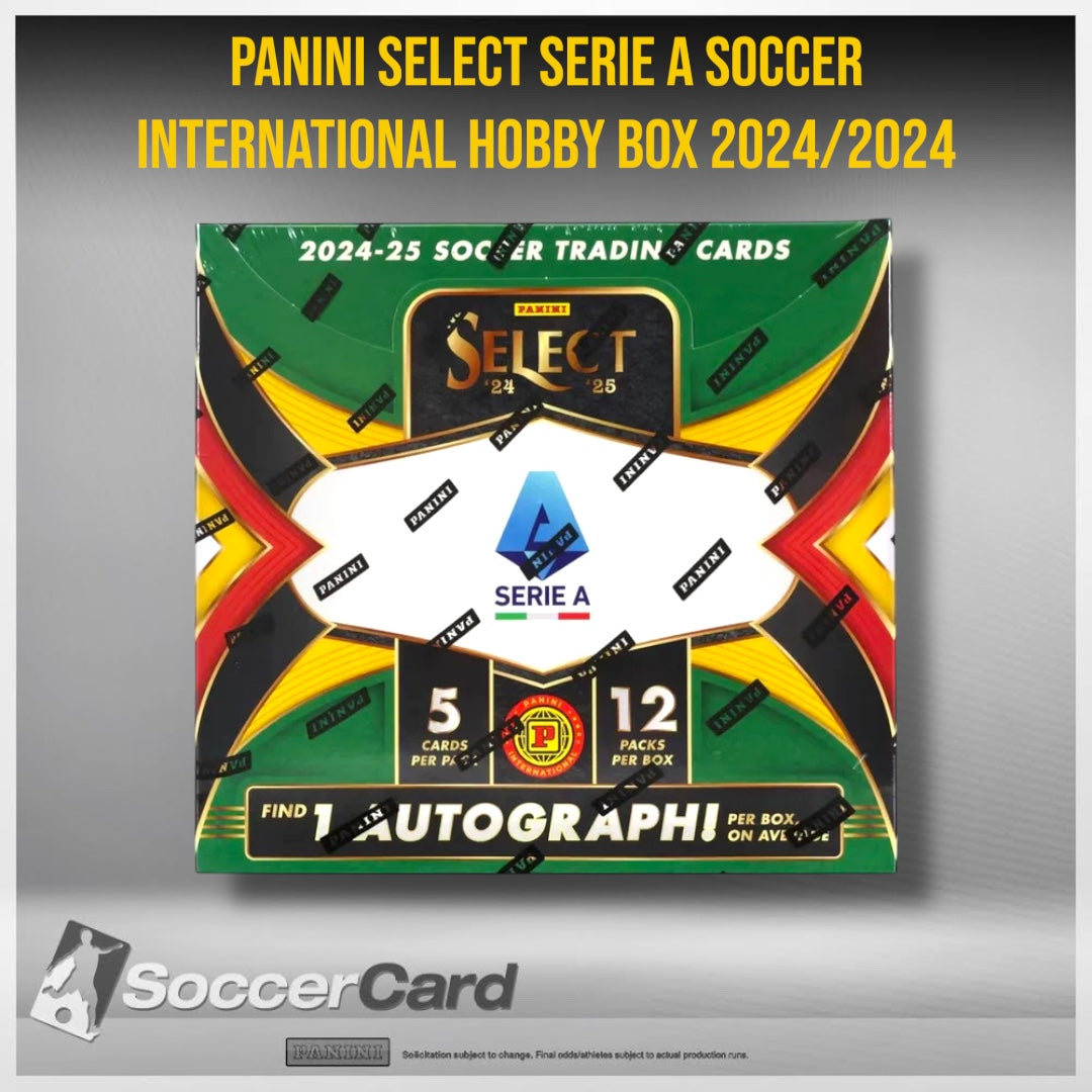 Panini Select Serie A Soccer International Hobby Box 2024/2025