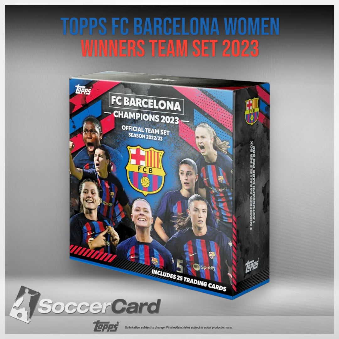 Topps FC Barcelona Women Winners Team Set 2023