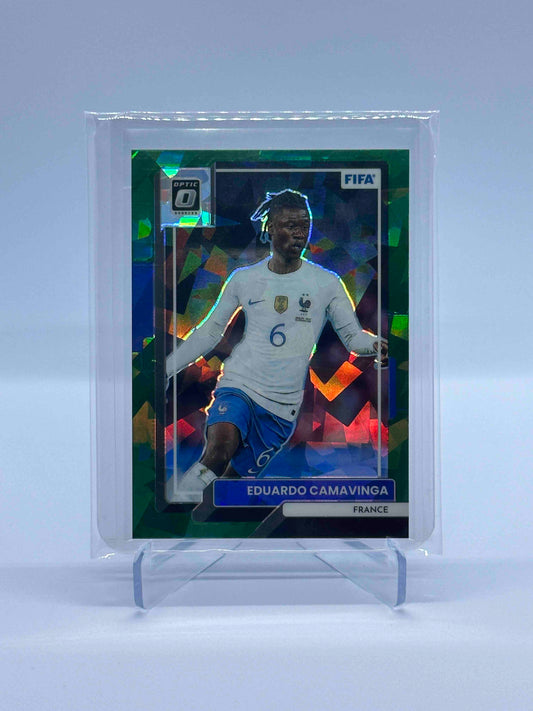 Eduardo Camavinga Panini Donruss Green Optic Parallel