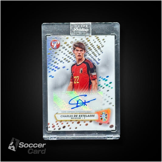 Charles De Ketelaere Topps Pristine Road To Euro 2024