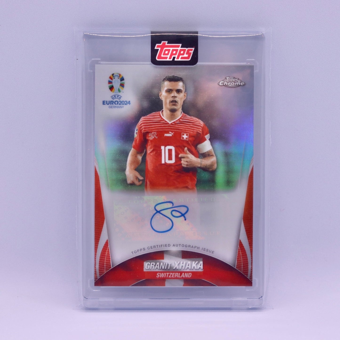 Granit Xhaka Topps Chrome UEFA Euro 2024 Auto