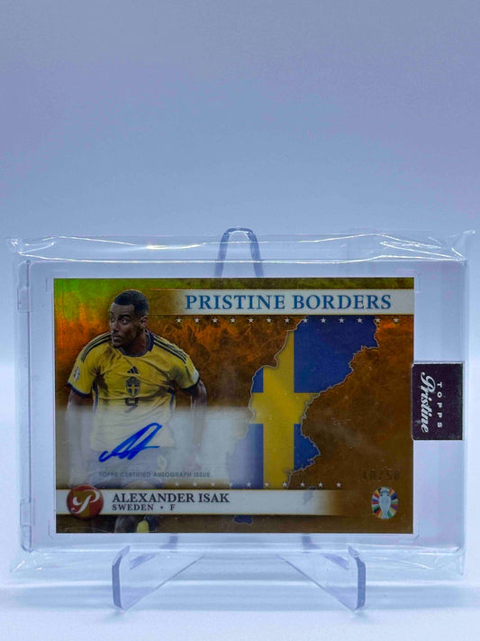 Alexander Isak /50 Topps Pristine Borders 2024