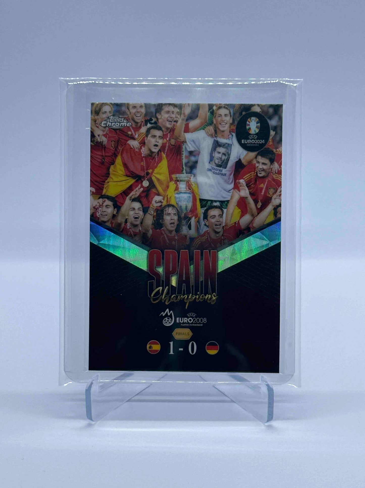 Spain Euro 2018 Winners Topps Chrome