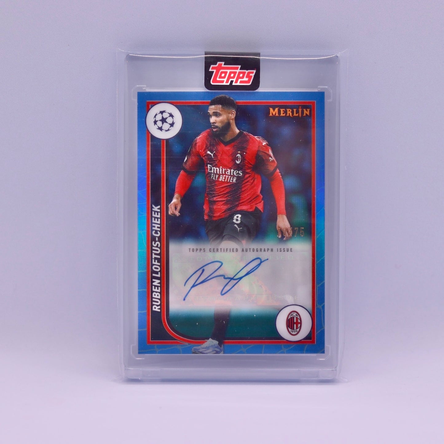 Ruben Loftus-Cheek (70/75) Topps Merlin 2023/2024 Auto