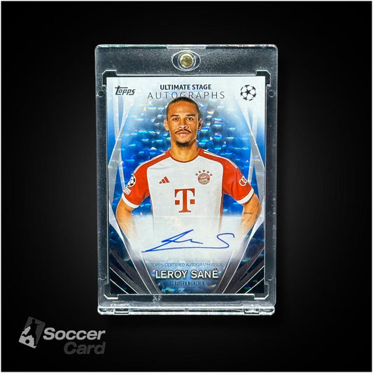 Leroy Sane (18/99) Topps UEFA Ultimate Stage 2023/2024 Blue Icy