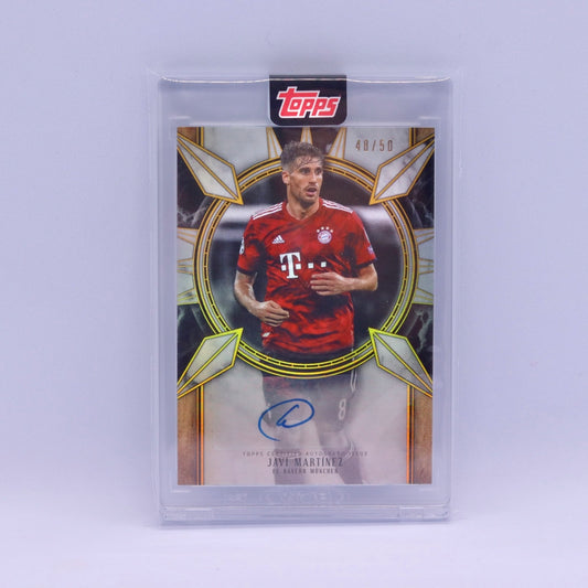 Javi Martinez (48/50) Topps Champions League Museum 2018/2019 Auto