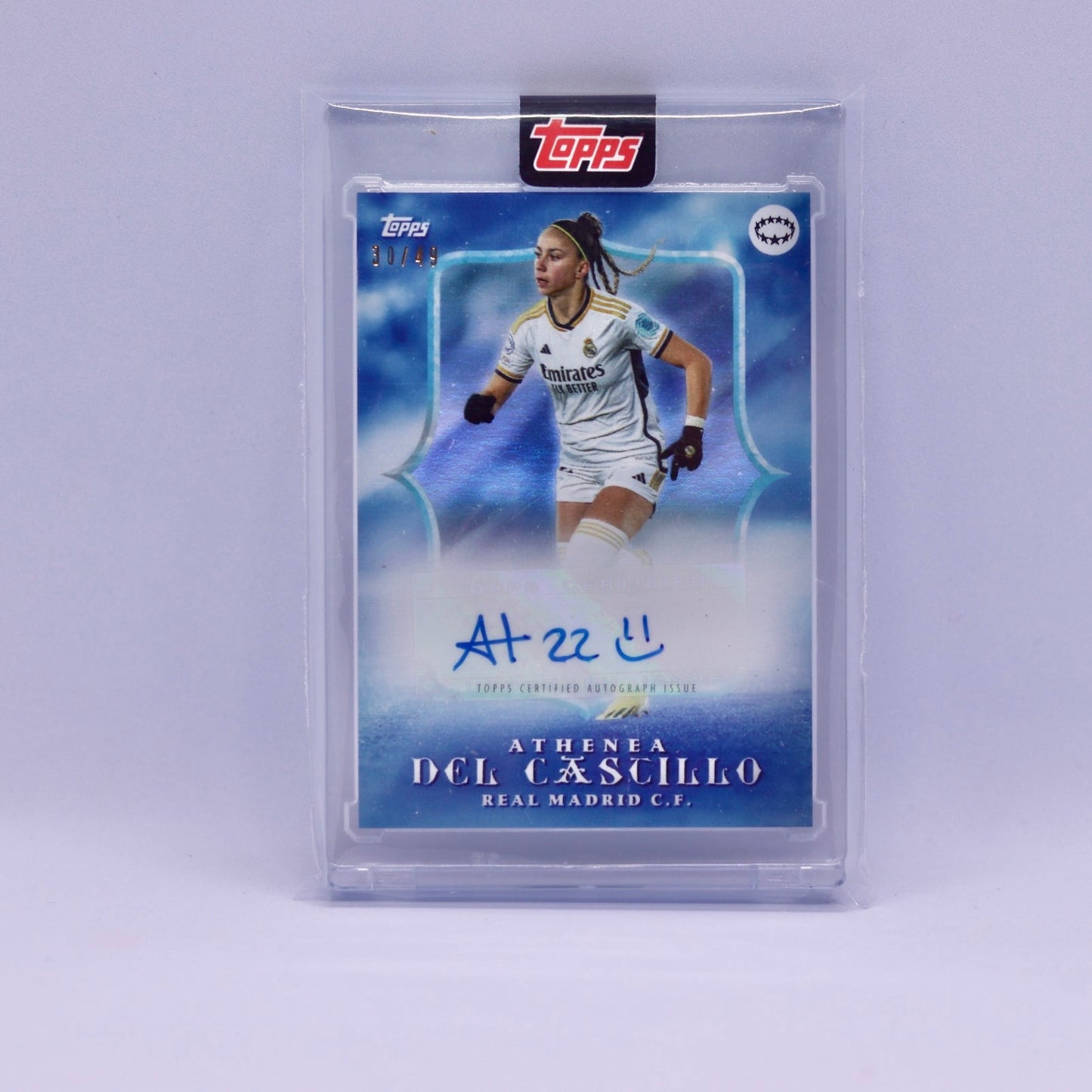 Athenea Del Castillo (30/49) Topps Bonmati Curated 2024 Auto