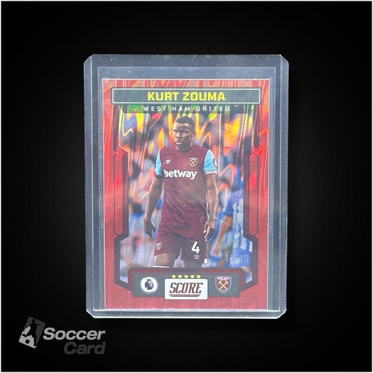 Kurt Zouma Red Parallel Panini Score (15/30) - Color Match