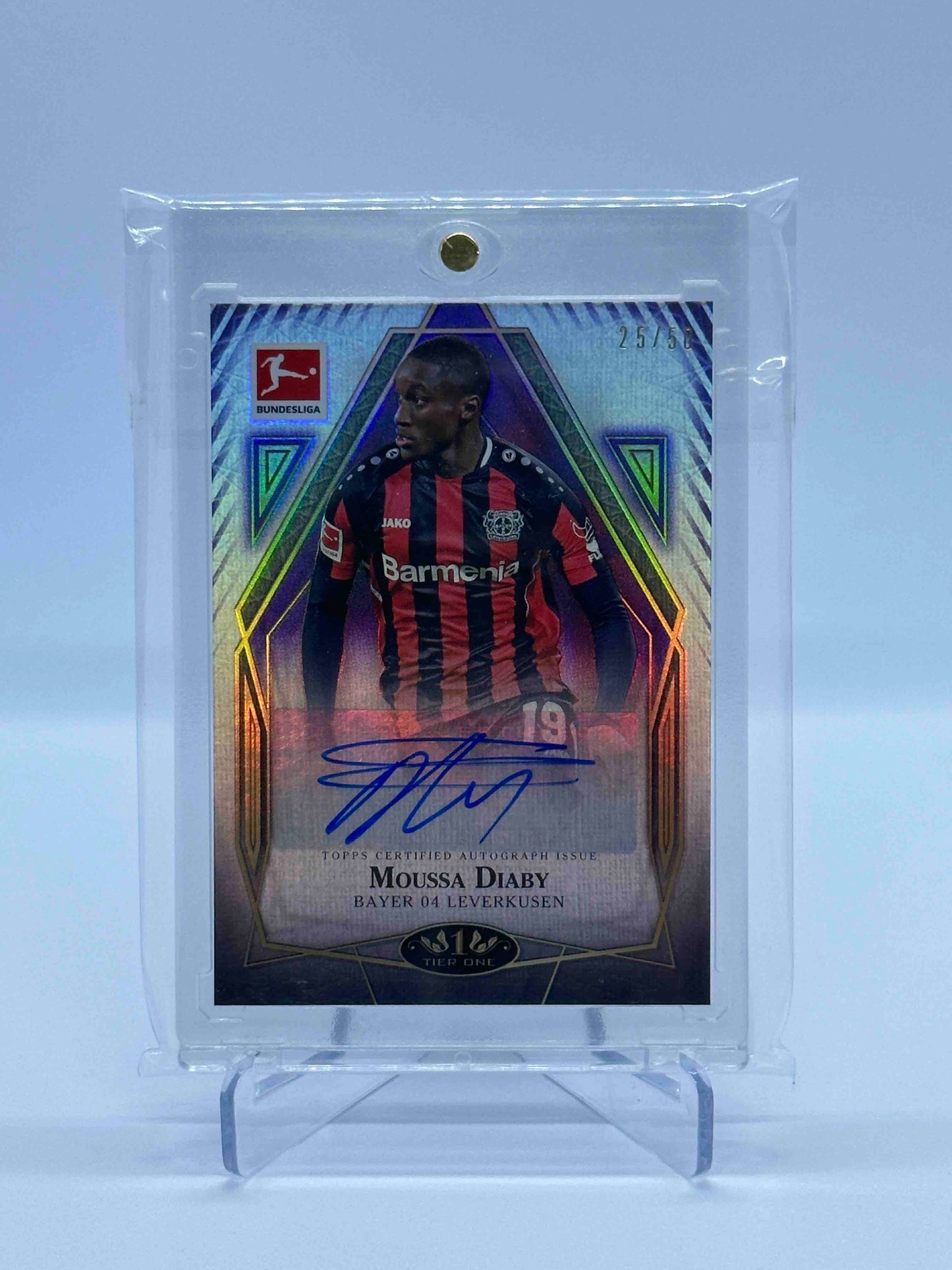 Moussa Diaby /50 Topps Bundesliga Tier One