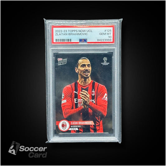 Zlatan Ibrahimovic Topps Now 2022/2023 Icon Retires - PSA 10