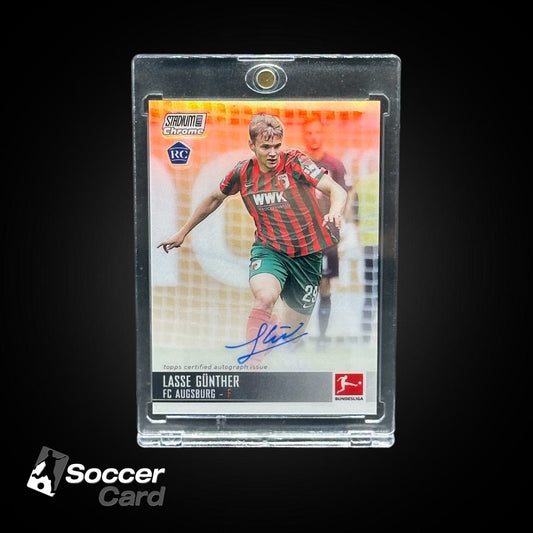 Lasse Gunther Topps Bundesliga Stadium Chrome Rookie