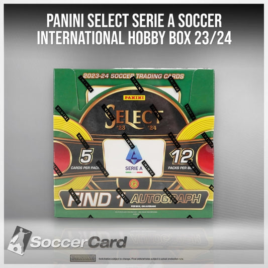 Panini Select Serie A Soccer International Hobby Box 2023/2024