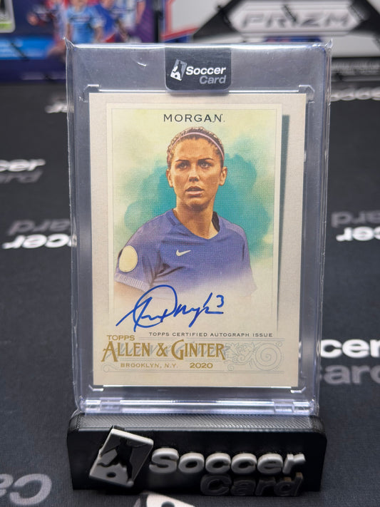 Alex Morgan On Card Auto Topps Allen & Ginter 2020