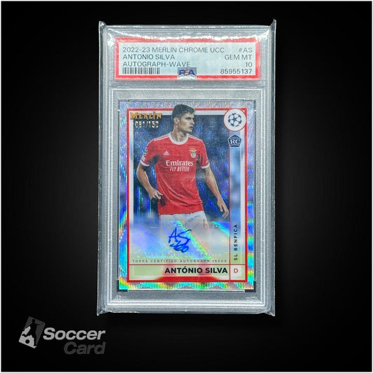 Antonio Silva (81/150) Merlin 2022/2023 Auto - PSA 10