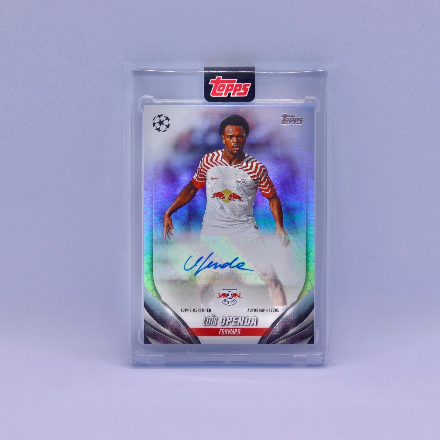 Lois Openda Topps UEFA Competition 2023/2024 Auto