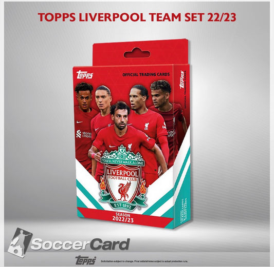 Topps Liverpool Team Set 2022/2023