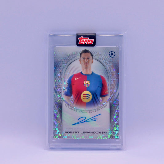 Robert Lewandowski Topps UEFA Champions League Flagship Ultimate Stage Auto