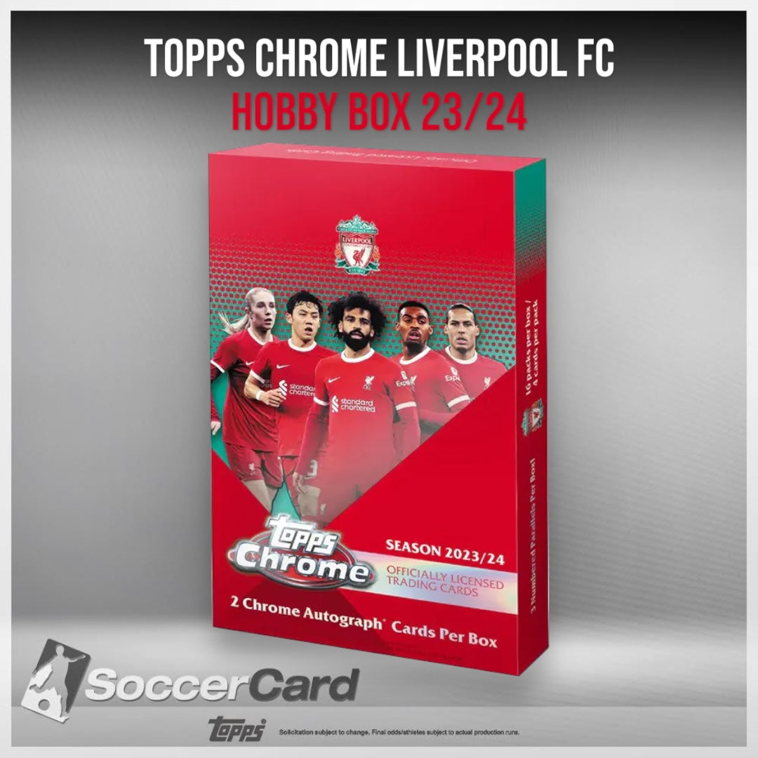 صندوق هواية Topps Chrome Liverpool FC 2023/2024