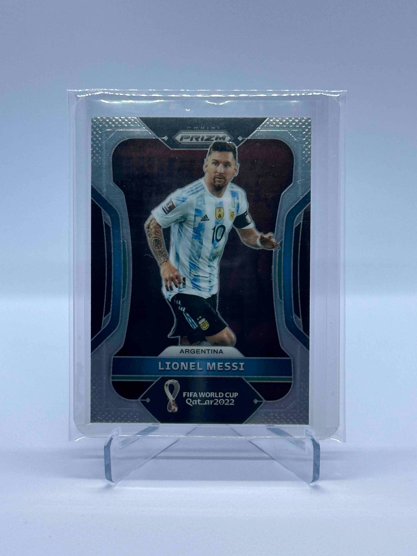 Lionel Messi Panini Prizm Base Qatar World Cup 2022