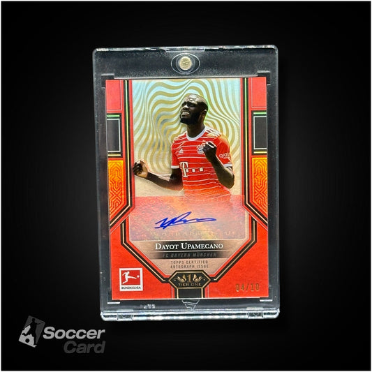 Dayot Upamecano (4/10) Topps Bundesliga Tier One Auto