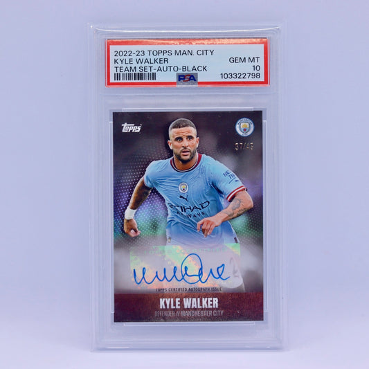 كايل ووكر (37/49) توبس يحدد تشكيلة مانشستر سيتي لموسم 2022/2023 - PSA 10