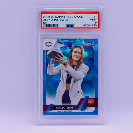 Alexia Putellas Topps Sapphire 2022/2023 SP PSA 9