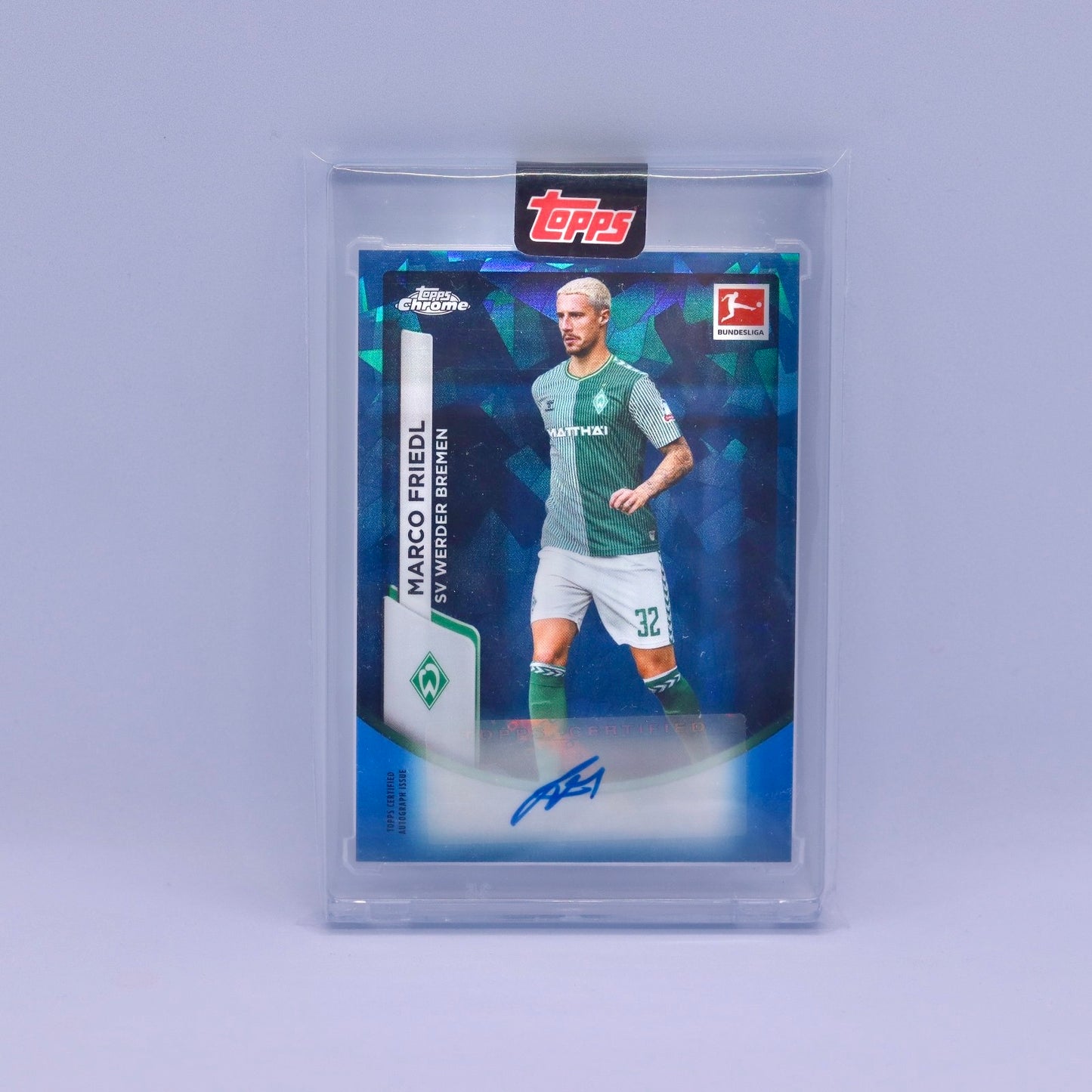 Marco Friedl Topps Bundesliga Sapphire 2023/2024 Auto