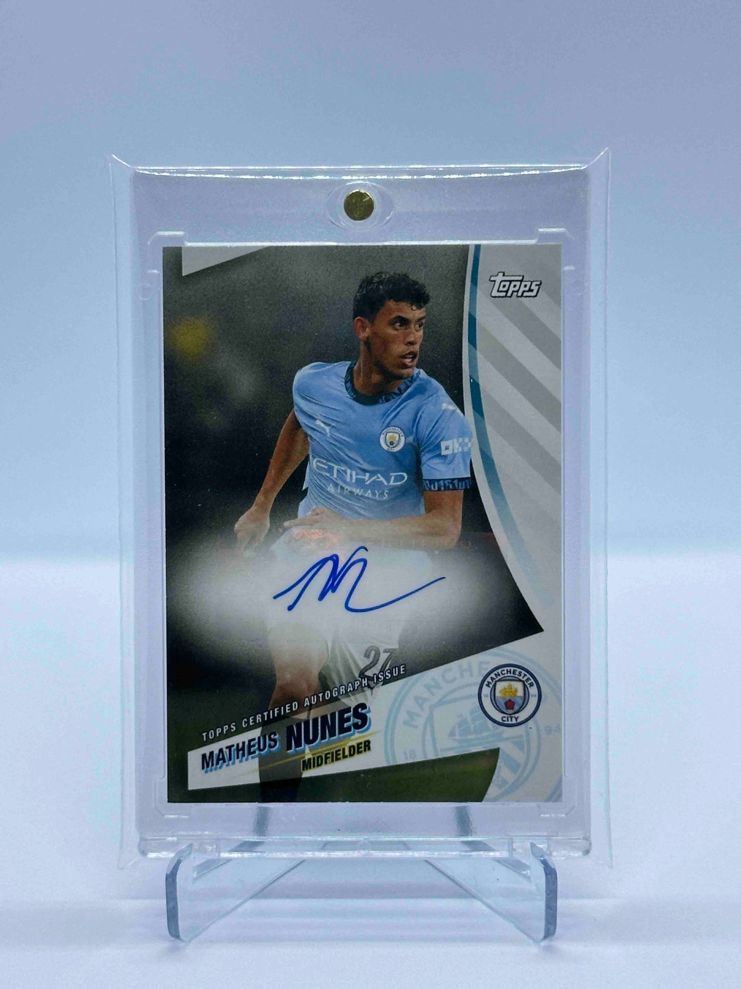 Matheus Nunes Topps Manchester City Blue Moon