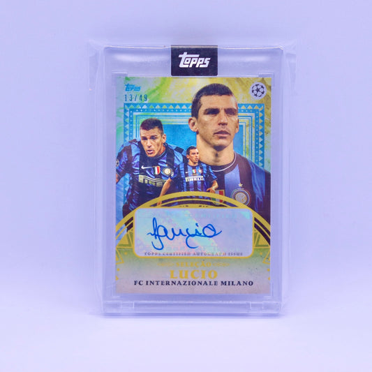 Lucio (13/49) Topps UCL Selecao FC Internazionale Auto