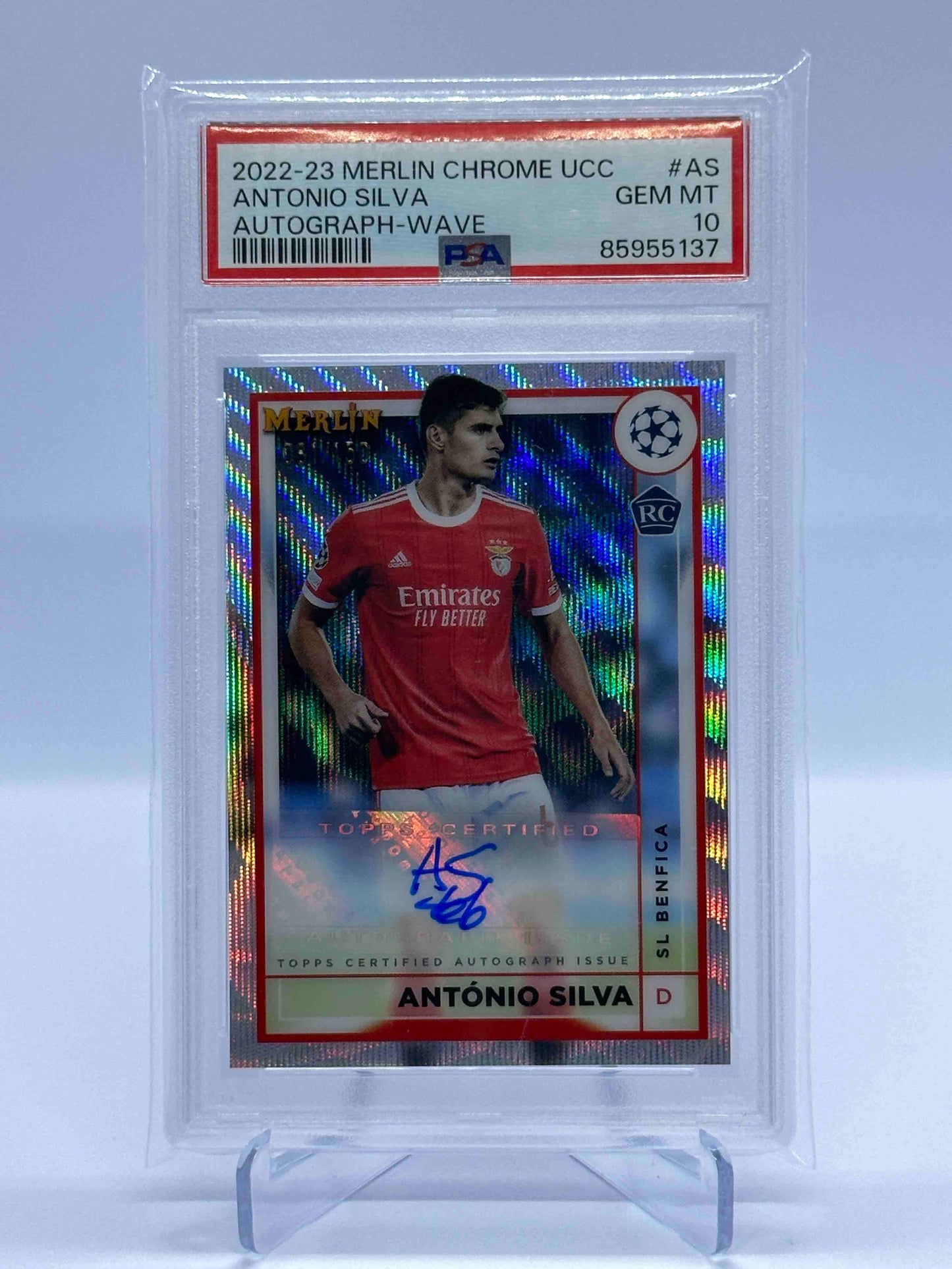 Antonio Silva /150 Topps Chrome UCC Rookie