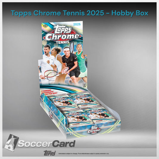 Topps Chrome Tennis 2025 - Hobby Box