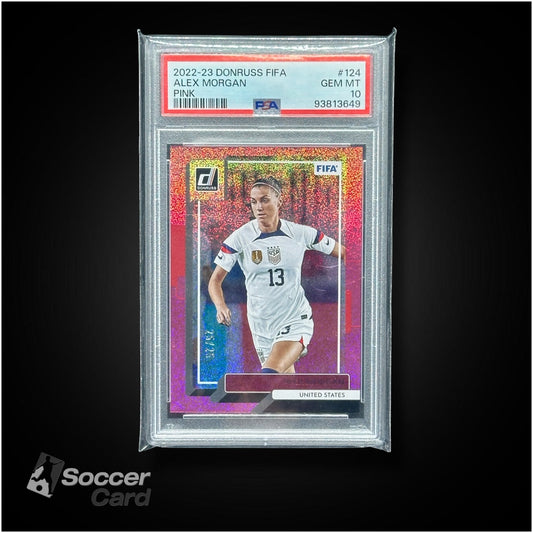 Alex Morgan (25/25) Donruss FIFA 2022/2023 Pink - PSA 10