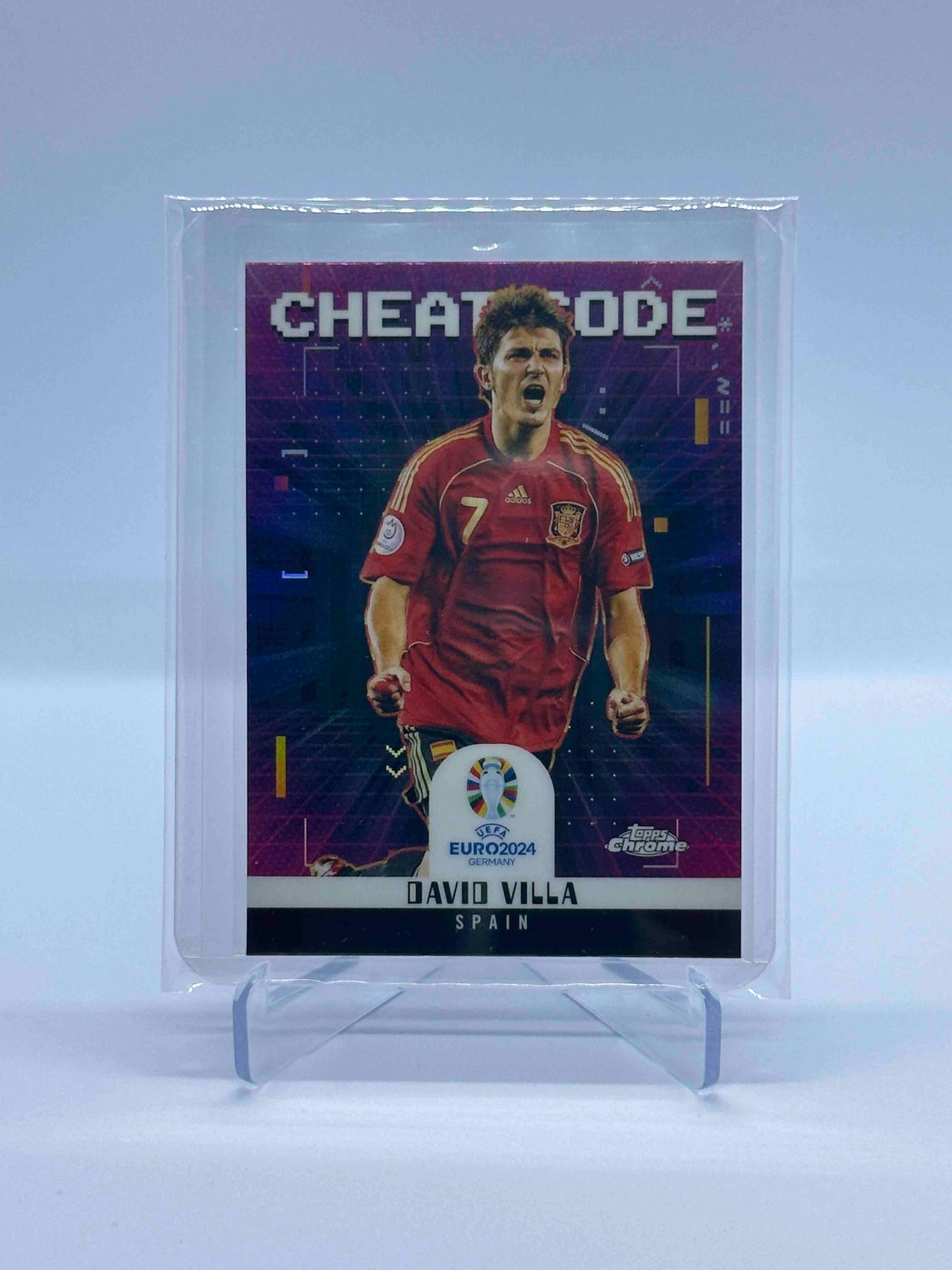 David Villa Topps Chrome Cheat Code