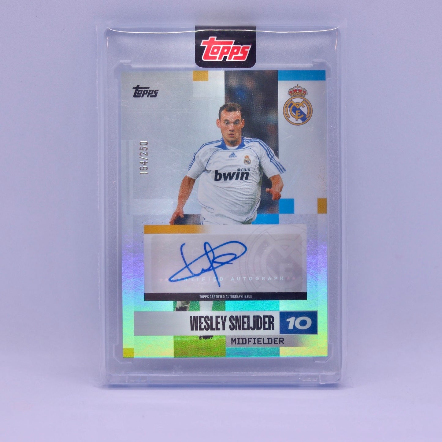 Wesley Sneijder (164/250) Topps Real Madrid Team Set 2024 Auto