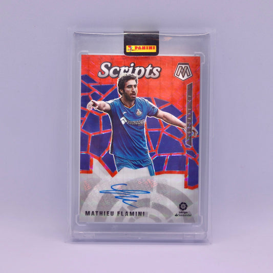 Mathieu Flamini Panini Mosiac La Liga 2020 Scripts Choice Fusion Red Auto