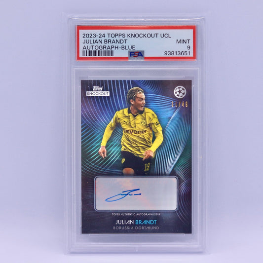 جوليان براندت (11/49) توبس نوك آوت دوري أبطال أوروبا 2023/2024 أوتوجراف بلو بوب 1 - بي إس إيه 9