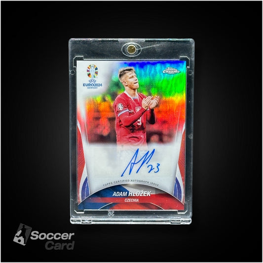 Adam Hlozek Topps Chrome UEFA Euro 2024 Refractor
