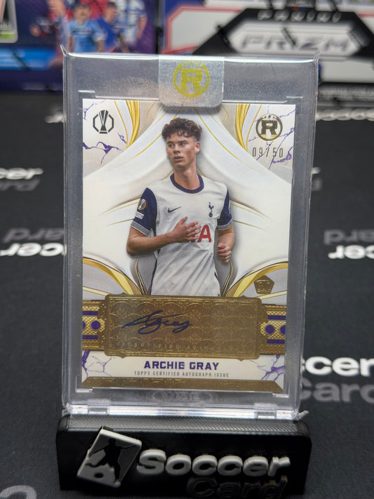 Archie Gray /50 Auto ROOKIE Reverence 2024/2025