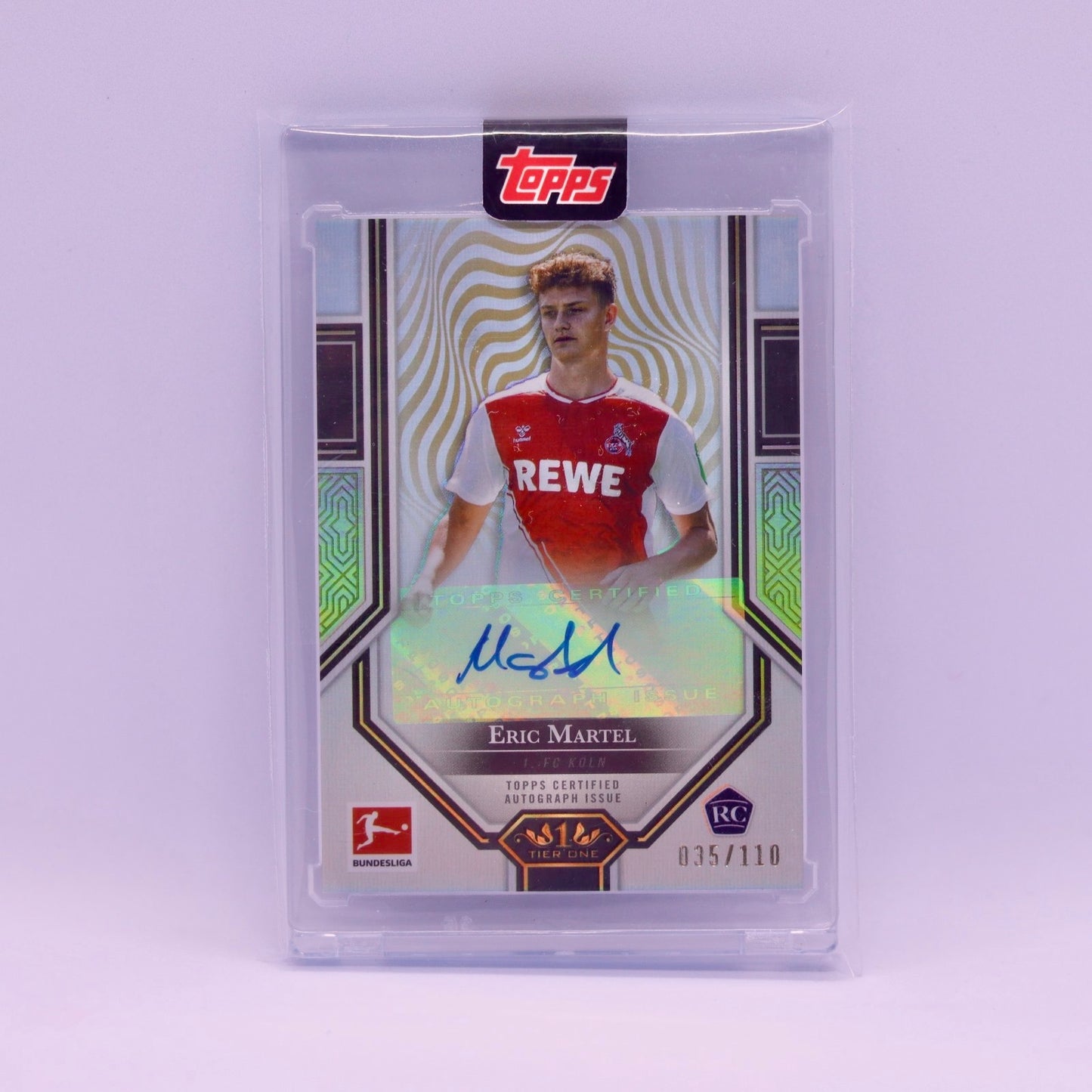 Eric Martel (035/110) Topps Bundesliga Tier One Rookie Auto