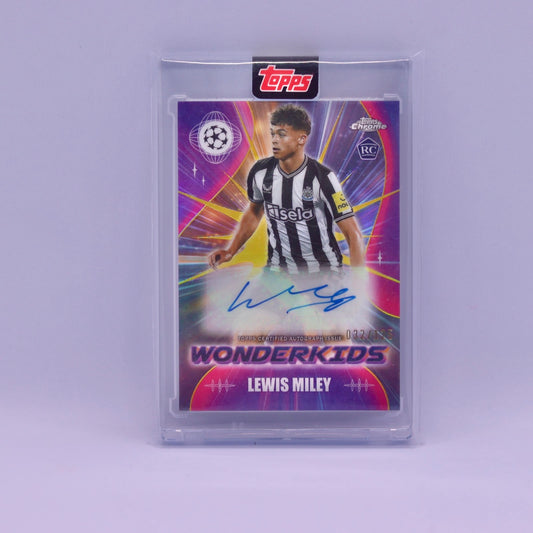 Lewis Miley (032/125) Topps Chrome Rookie Winderkids SP Auto