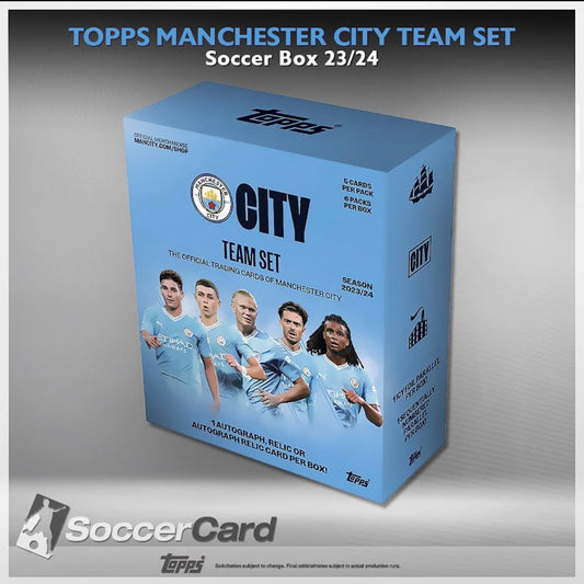 Topps Manchester City Team Set Soccer Box 2023/2024