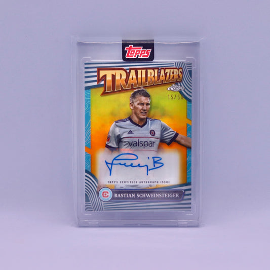 Bastian Schweinsteiger (15/50) Topps MLS Mania Auto Gold 2024