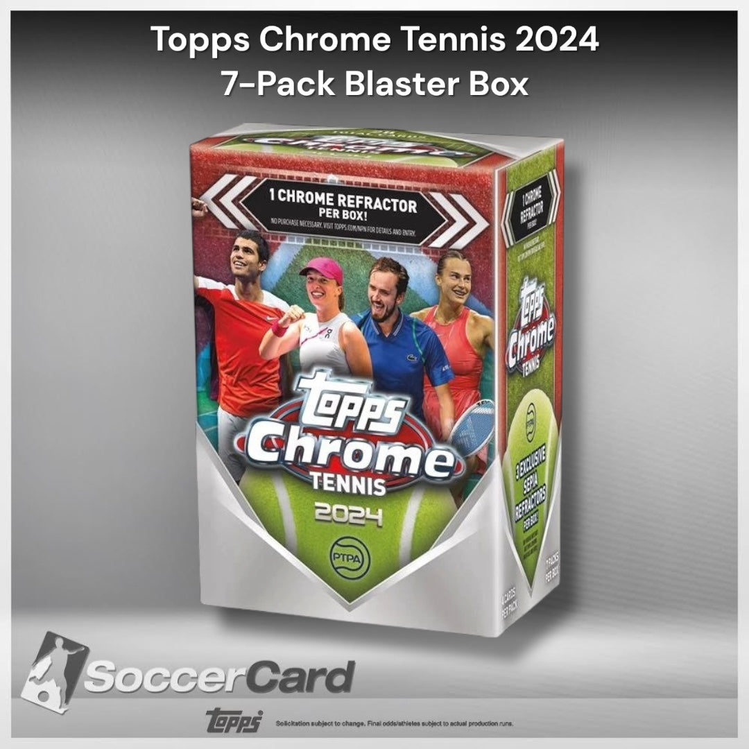 Topps Chrome Tennis 2024 7-Pack Blaster Box