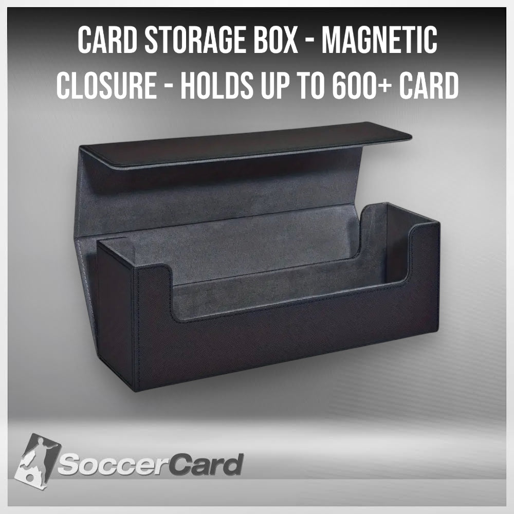 Card Storage Box - Maggnetic Closure- Holds Up to +600 Card