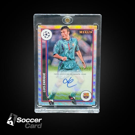 Luis Enrique (111/150) Topps Merlin 2024 Auto