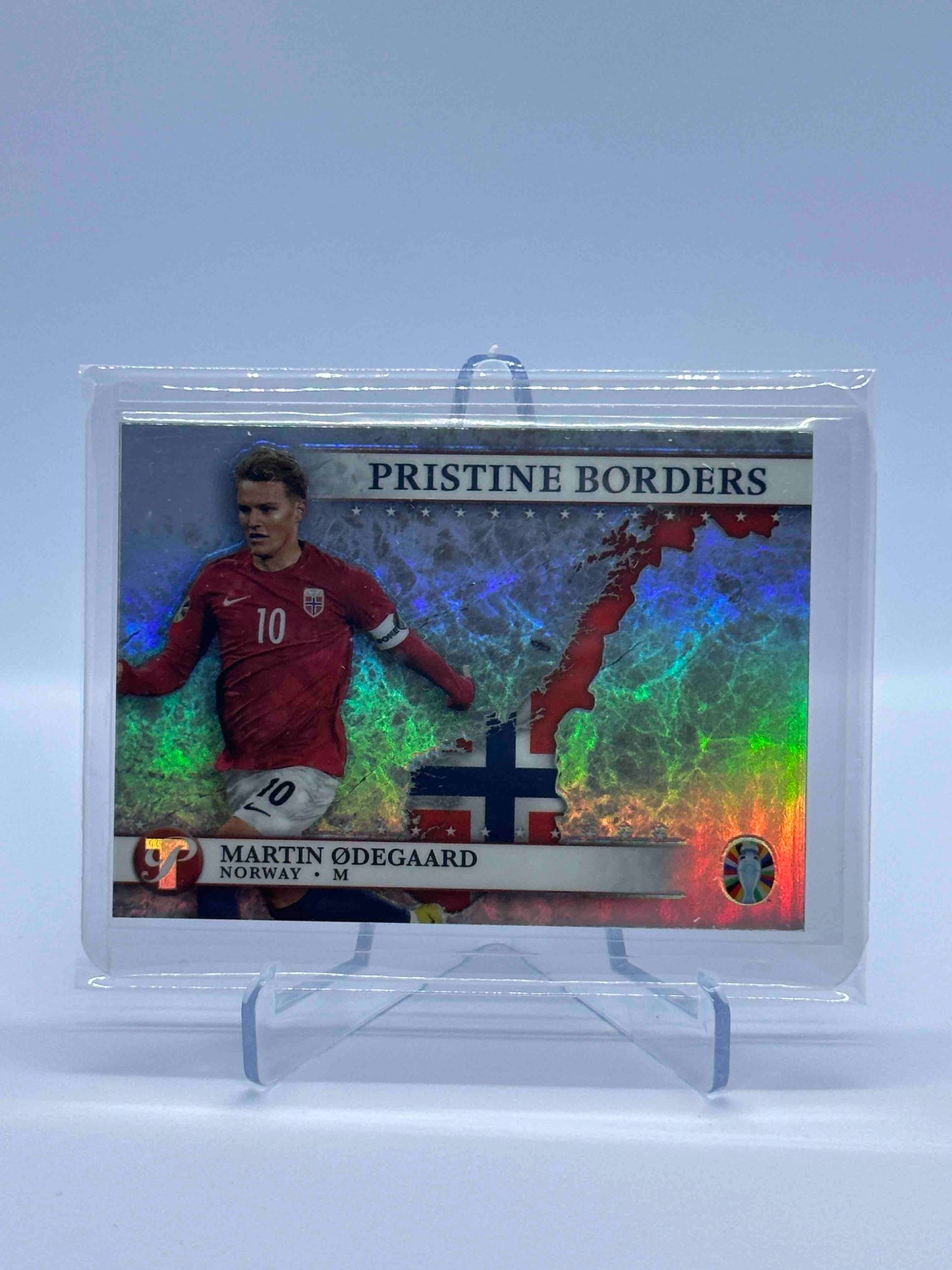 Martin Odegaard Topps Pristine Borders Euro 2024